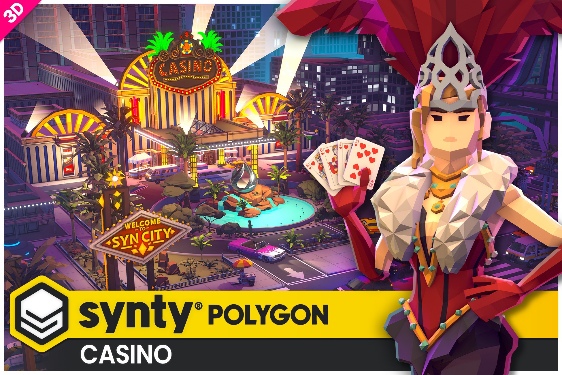 POLYGON Casino Low Poly 3D Art By Synty 3D Environments Unity polygon-casino-low-poly-3d-art-by-synty-3d-environments-unity