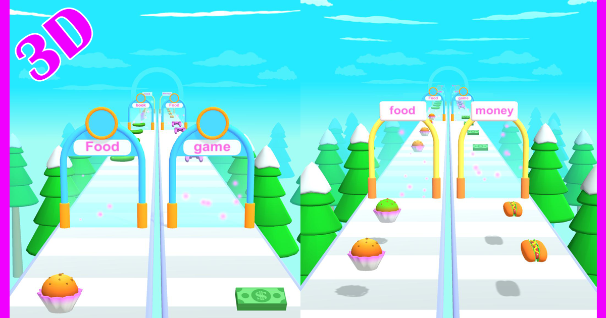 hyper casual asset ( food and Gate ) | 3D Environments | Unity Asset Store