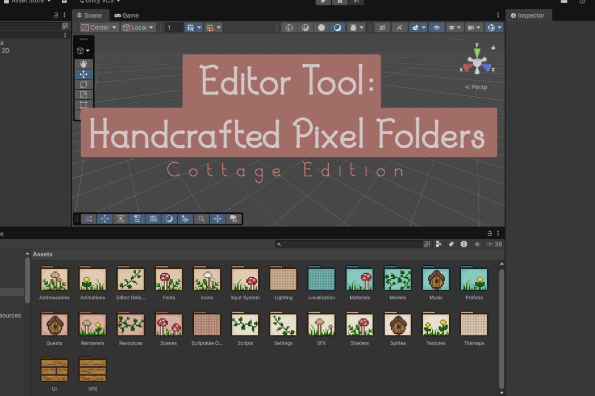 Handcrafted Pixel Folders - Cottage Edition | GUI 도구 | Unity Asset Store