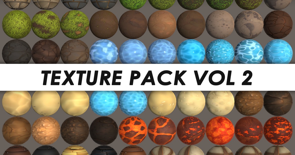 Hand Painted Textures - Pack Vol 2 | 2D Textures & Materials | Unity ...