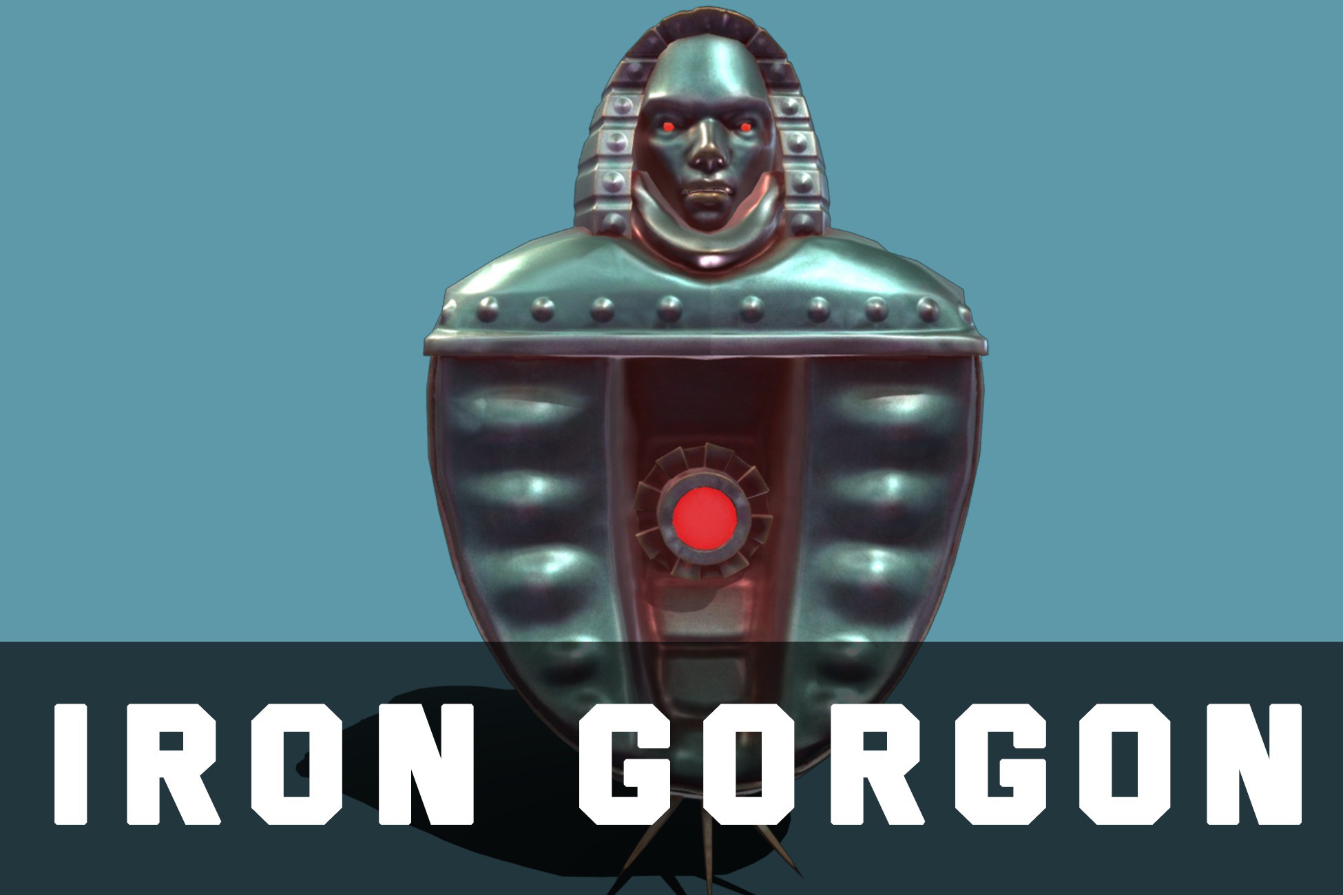 Iron Creatures. Sign Iron Gorgon | 3D Creatures | Unity Asset Store