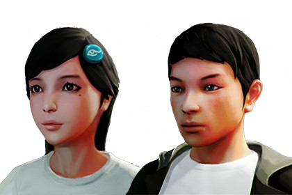Humanoid 3D Charactor JiaoJiao & LiMing By maything