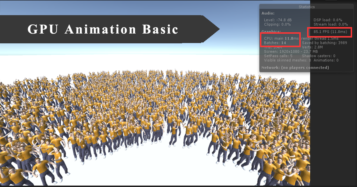 GPU Animation Baker Basic | Animation Tools | Unity Asset Store
