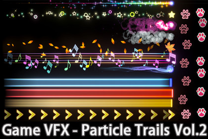 Game VFX - Particle Trails Collection Vol.2