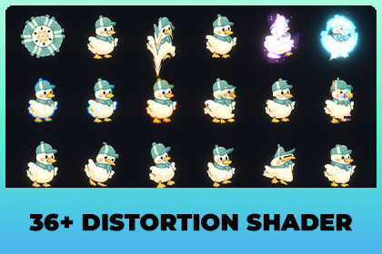 Advanced Distortion Shader 2D - Shader by Roam Moon