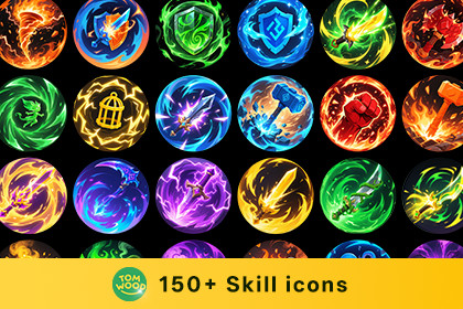 150+ スキルアイコン