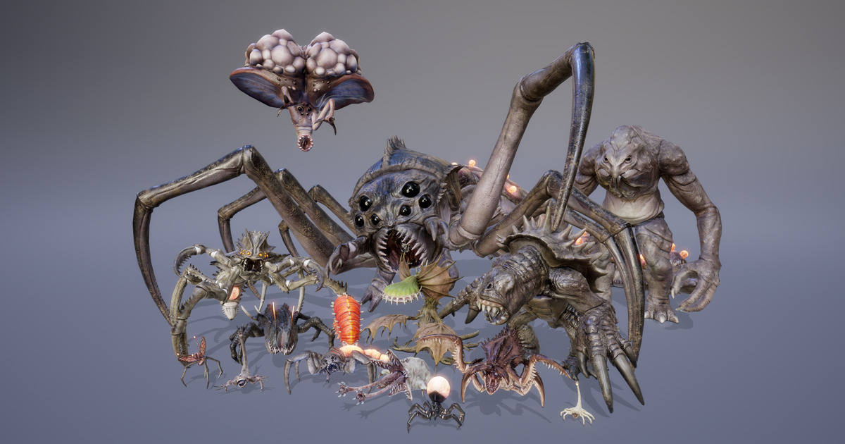 MONSTER FULL PACK VOL 3 | 3D Creatures | Unity Asset Store