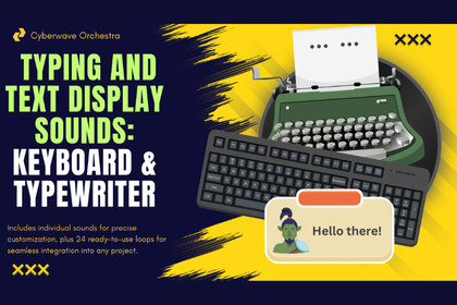 Typing And Text Display Sounds - Keyboard & Typewriter
