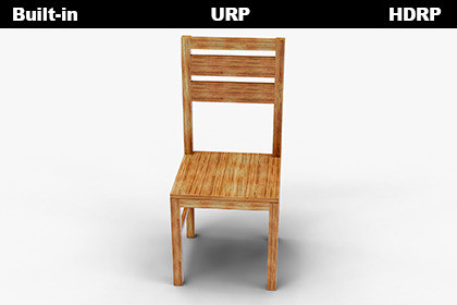 Simple Wooden Chair – Clean Low-Poly