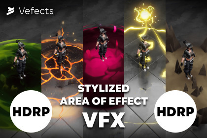 Stylized AoE VFX - HDRP