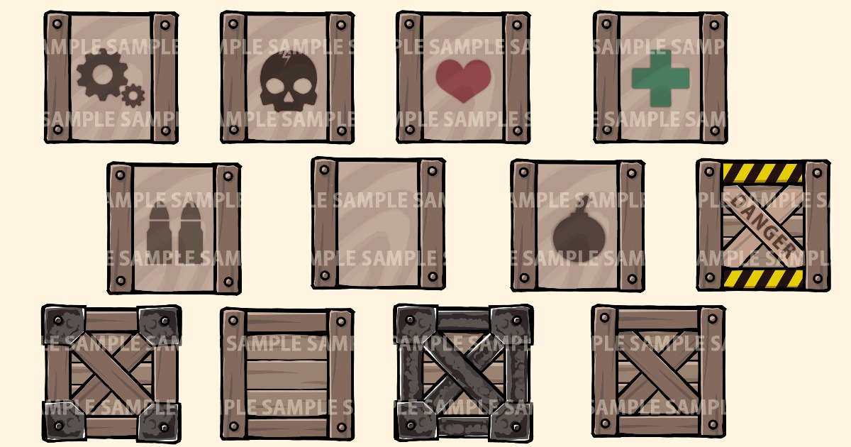 2D_Object_Boxes Set | 2D Environments | Unity Asset Store