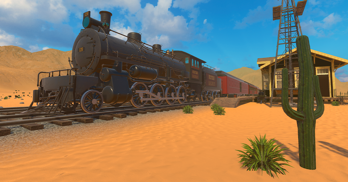Train station - Western | 3D Environments | Unity Asset Store