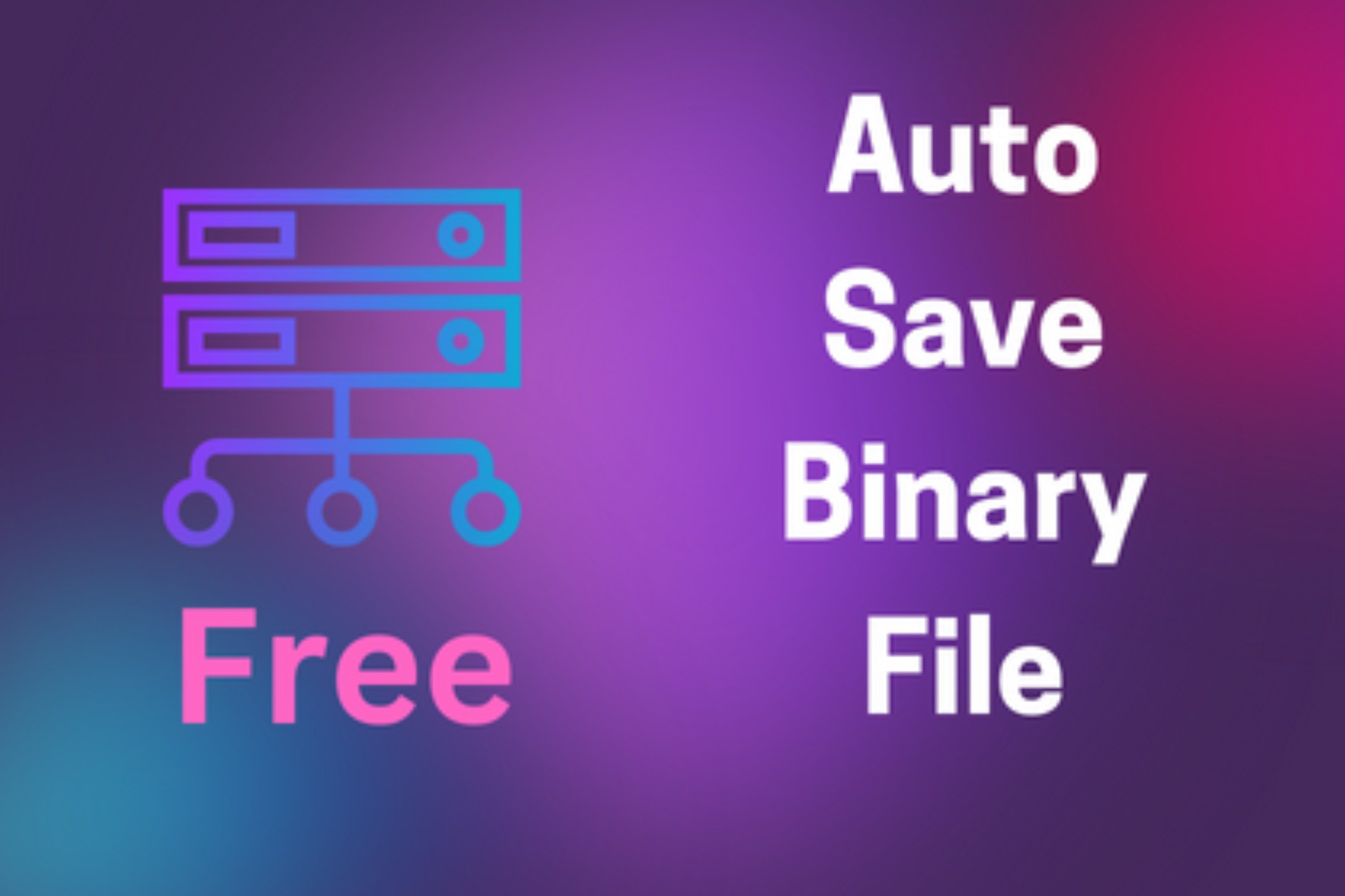 Auto Save Binary File | Visual Scripting | Unity Asset Store