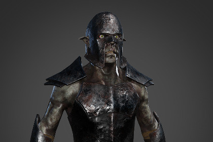 Orc warrior character