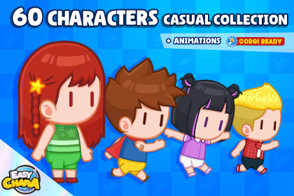 Easy Chara – Casual 2D Character Collection