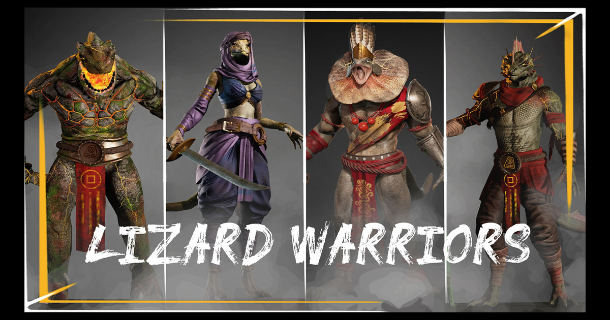 LIZARD WARRIOR PACK | 3D Creatures | Unity Asset Store