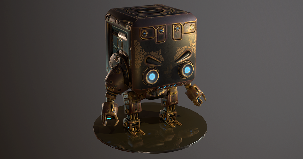 Steampunk Robot - 4k PBR textures | 3D Robots | Unity Asset Store