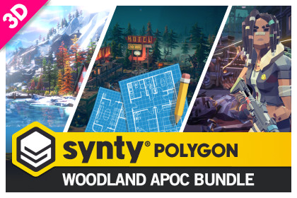 Value Bundle - POLYGON Apocalypse Pack, Alpine Mountain & Woodland Apoc Map