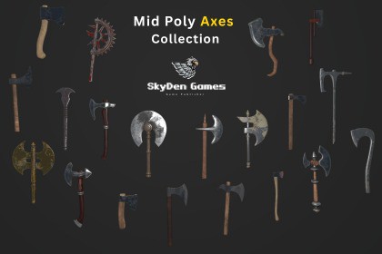 Mid poly Axes Collection