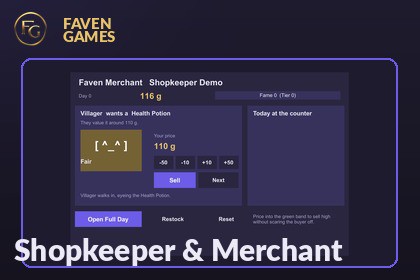 Shopkeeper & Merchant Framework