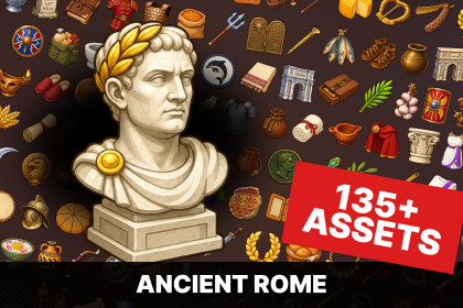 Ancient Rome Roman Empire Daily Life Military Culture Icons Pack