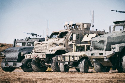Rigged Military Cars Bundle 4pcs