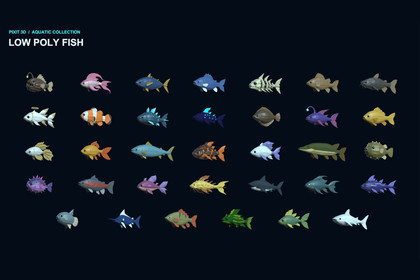 Pixit3D - Fish Pack
