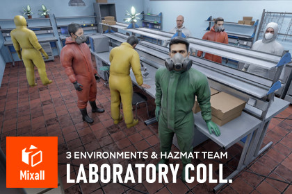 Laboratory Collection - 3 Environments & Hazmat Team