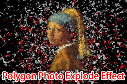Polygon Photo Explode Effect By maything