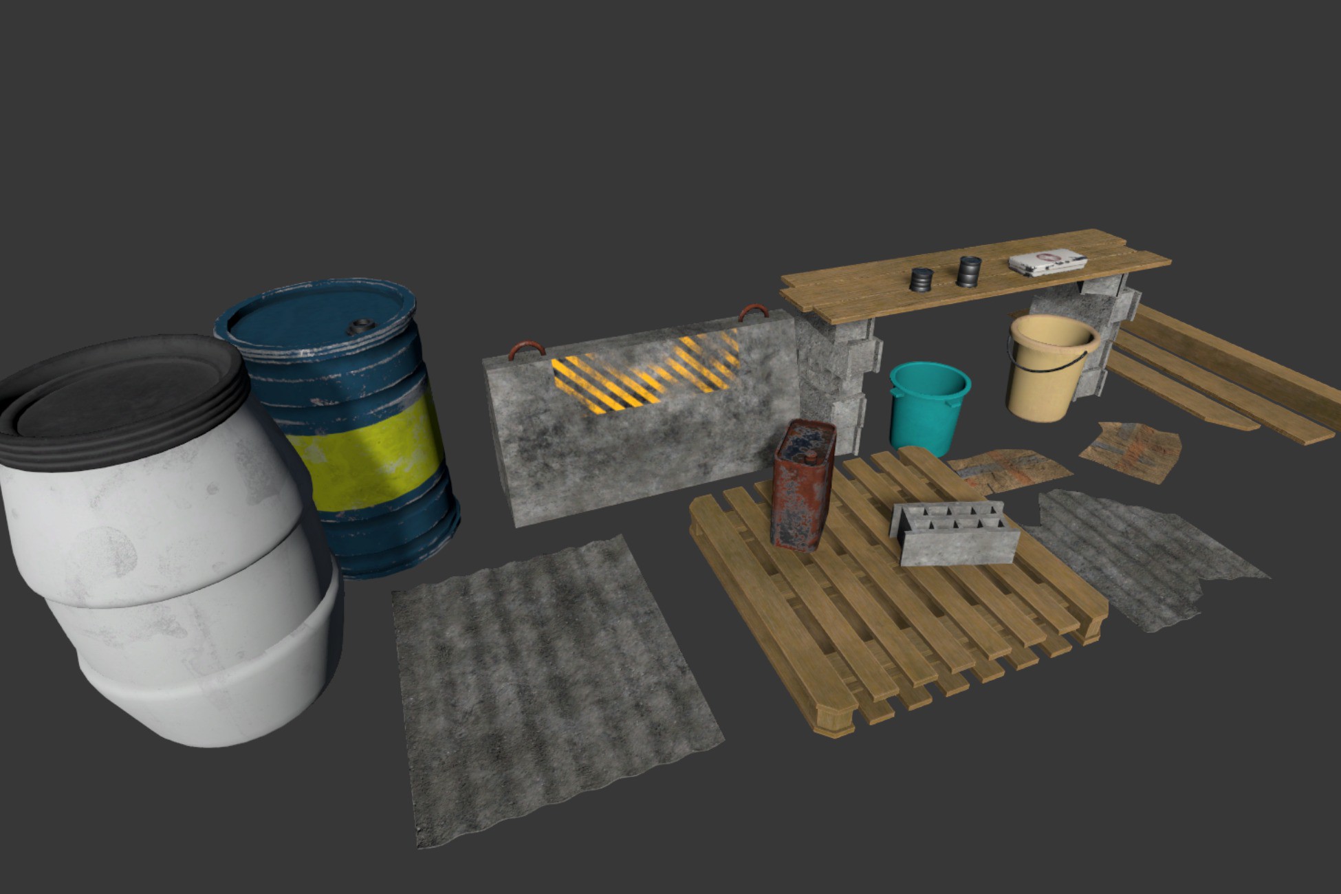 Post Apocalyptic Props | 3D Props | Unity Asset Store