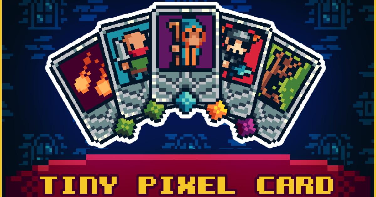 Cards Pixel Stack Tiny Pixel Card Roguelike Game UI | 2D GUI | Unity Asset Store