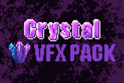 2D Pixel Art Crystal VFX Pack