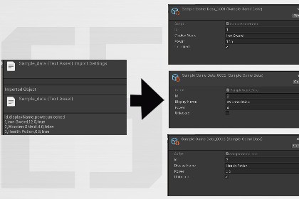 CSV/JSON to Scriptable Object