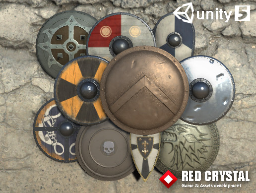 Medieval Shields Pack | 3D Weapons | Unity Asset Store