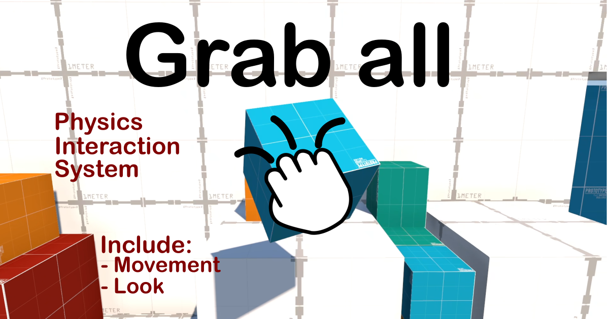 Grab Hand Unity Grab All Interaction System | Physics | Unity Asset Store