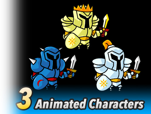 2d Unity Knight 2D Animated Knights | 2D Characters | Unity Asset Store