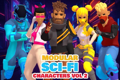 Stylized Sci-Fi Characters Vol 2