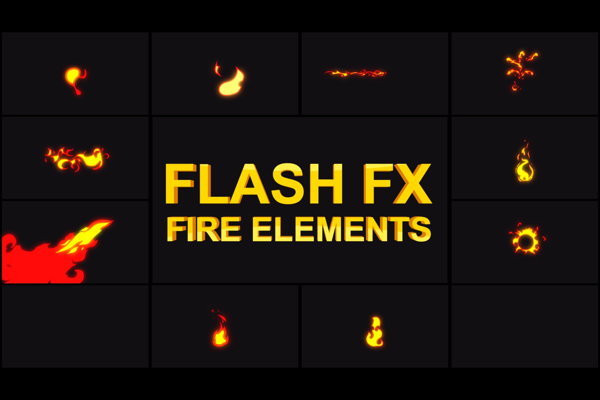 Flash FX Fire Elements ビジュアルエフェクト Unity Asset Store