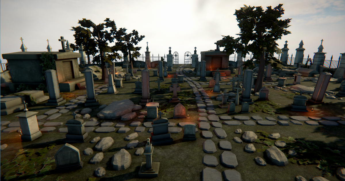 Realistic Graveyard Asset Package | 3D Environments | Unity Asset Store