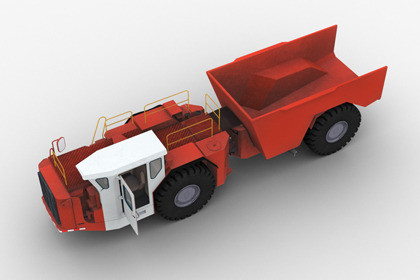 Mining Dump Truck Lowpoly