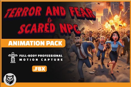 Terror Fear and Scared NPC Animation Pack