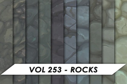 Stylized Textures - Vol 253 - Rocks