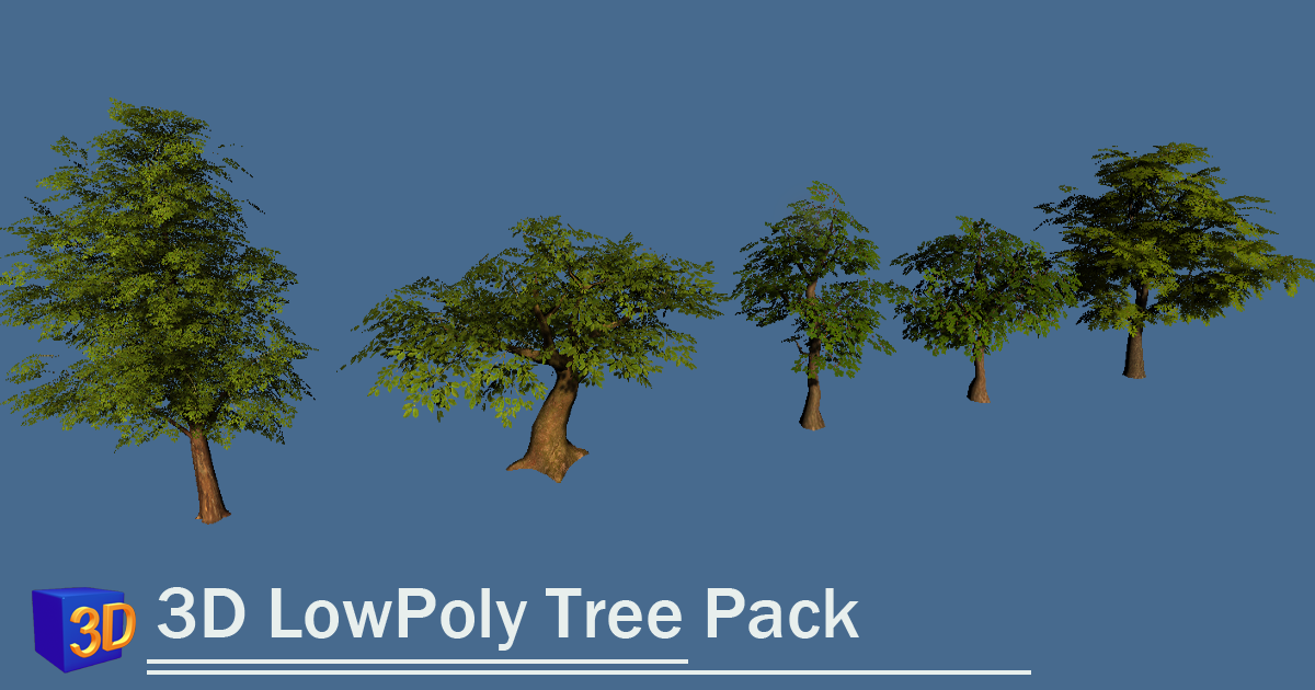3D LowPoly Tree Pack | 3D Trees | Unity Asset Store