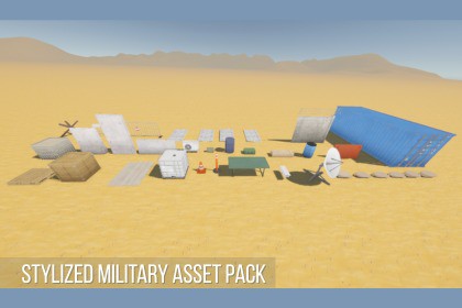Stylized Military Asset Pack