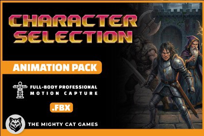 Character Creation and Selection Animation Pack