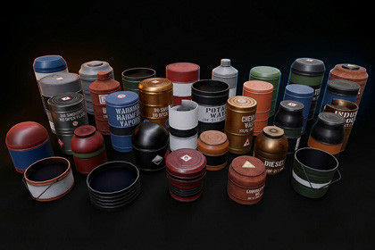 Industrial Barrels & Containers Pack