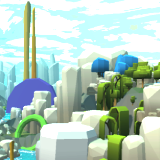 Low Poly Stylized Tiny Forest