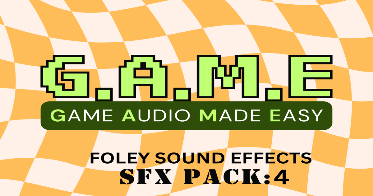 G.A.M.E: Foley Sound Effects Pack4 | Foley Sound FX | Unity Asset Store