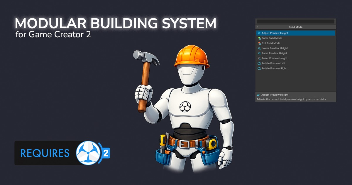 Modular Building System for Game Creator 2 | Game Toolkits | Unity ...