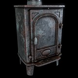 Modular Log Burner with pipes